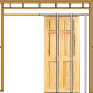 Single Pocket Door Sliding System | Max Door Size 915 x 2032mm