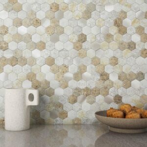 Hexagon 3D Self-Adhesive Wall Tile